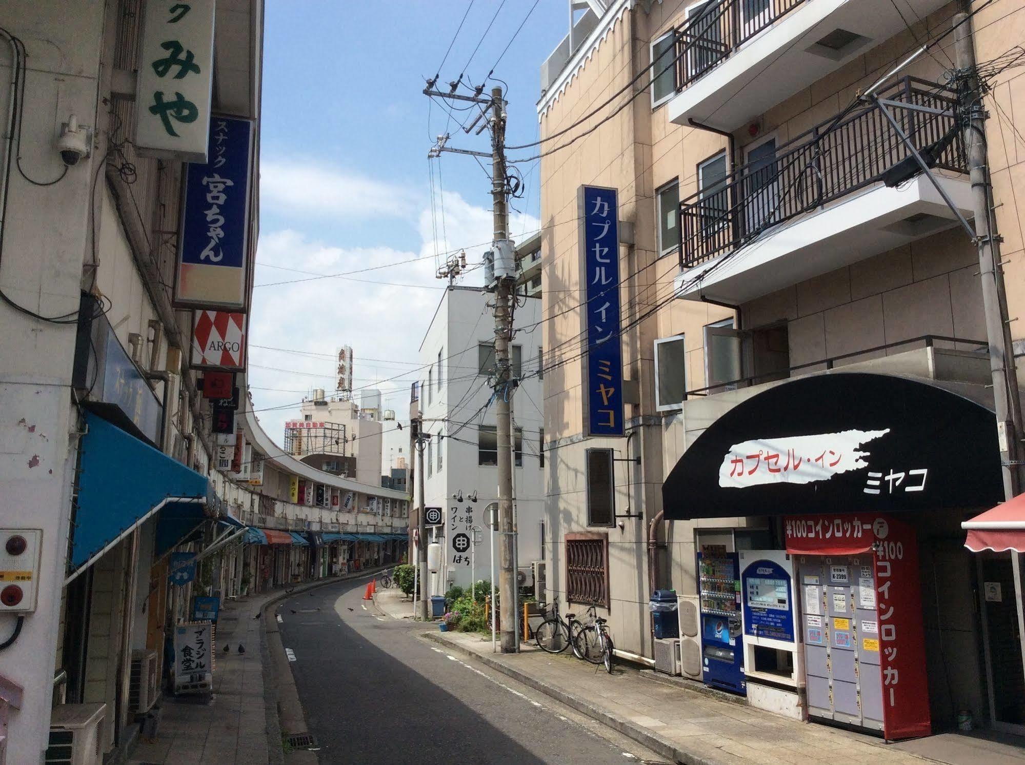 Capsule Inn Miyako Jokohama Exteriér fotografie